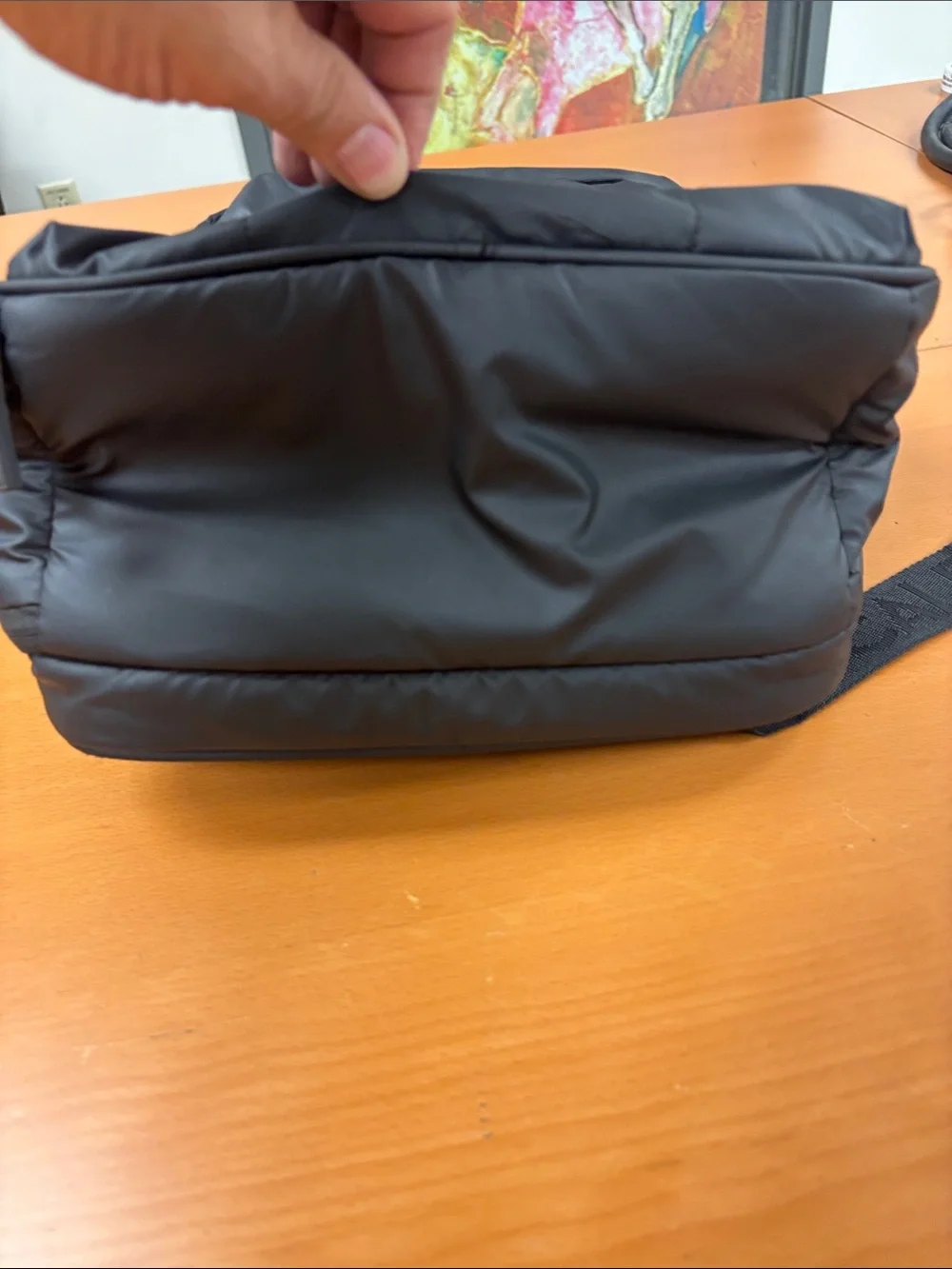 Calpak Black Quilted-Style Men’s Backpack